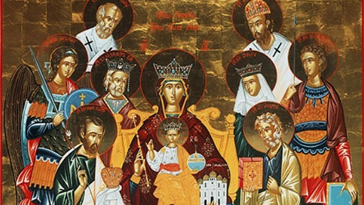 Marienikone für ukrainische Christen